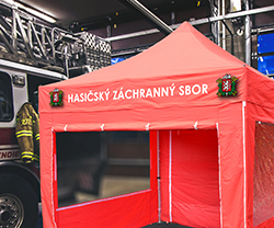 Vinylová potlač stanu