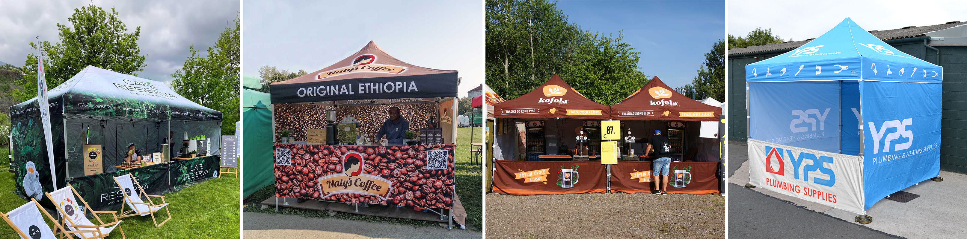 reklamné stany s potlačou balíček 7 redx