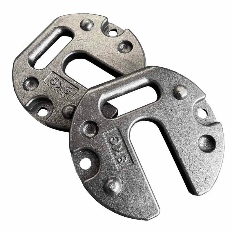 16 kg železné závažia pre nožnicové stany (sada 2x 8 kg)