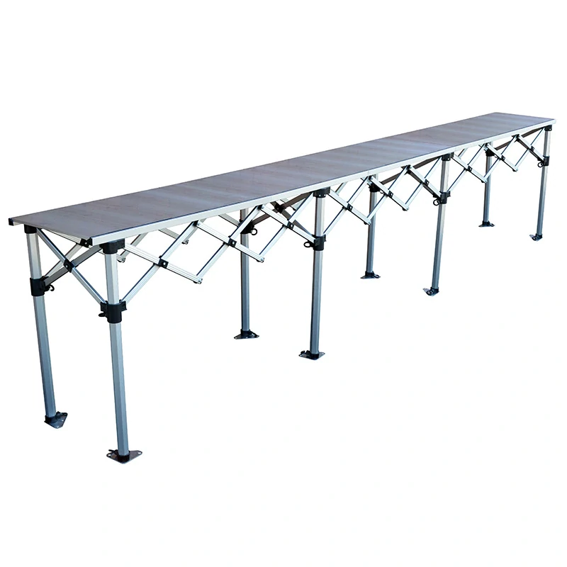 Skladací pult RedX® PROFI 3,8 m x 68 cm, vrchná časť: hliník