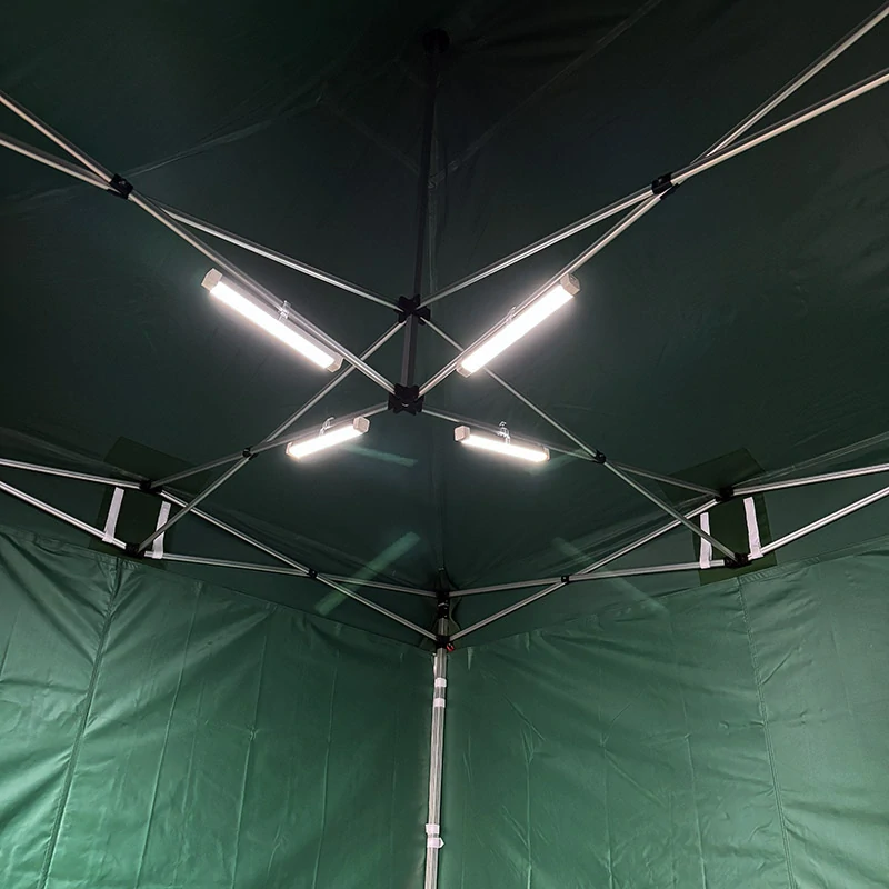 Sada 4x ks dobíjateľných LED svetiel