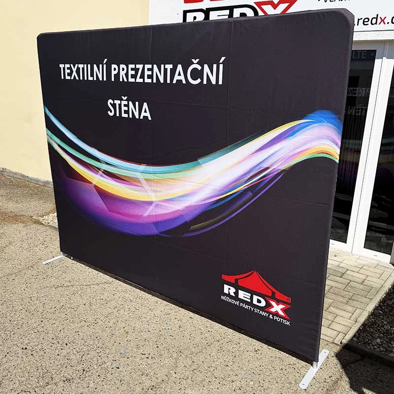 Textilná reklamná stena