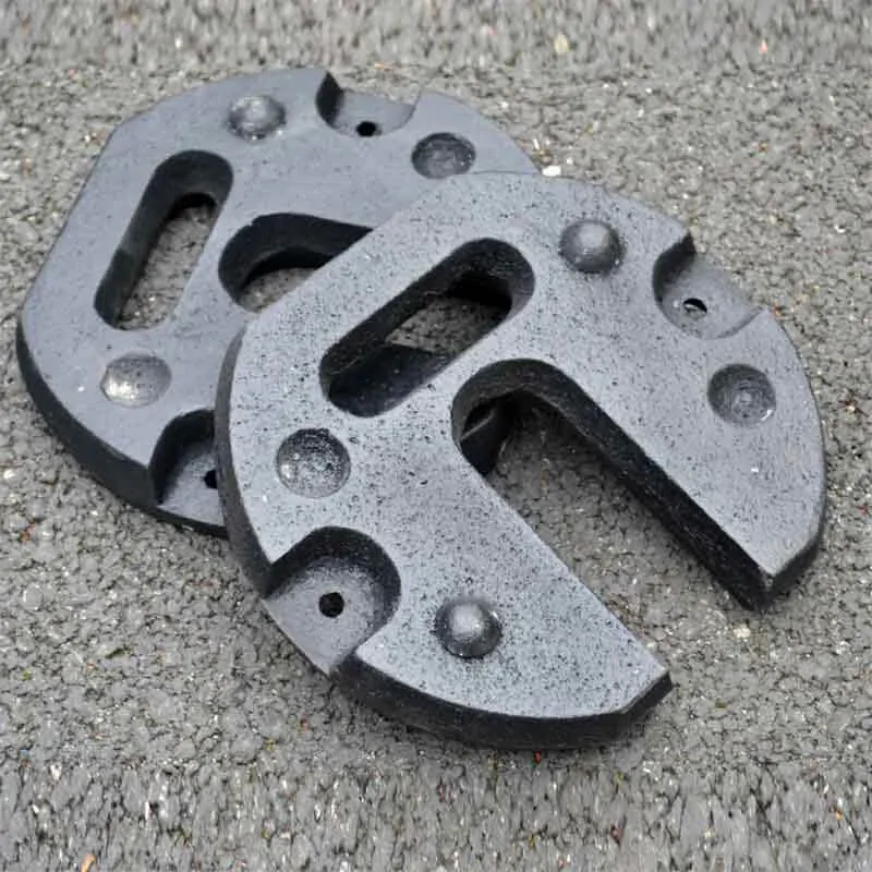 24 kg železné závažia pre nožnicové stany (sada 2x 12 kg)