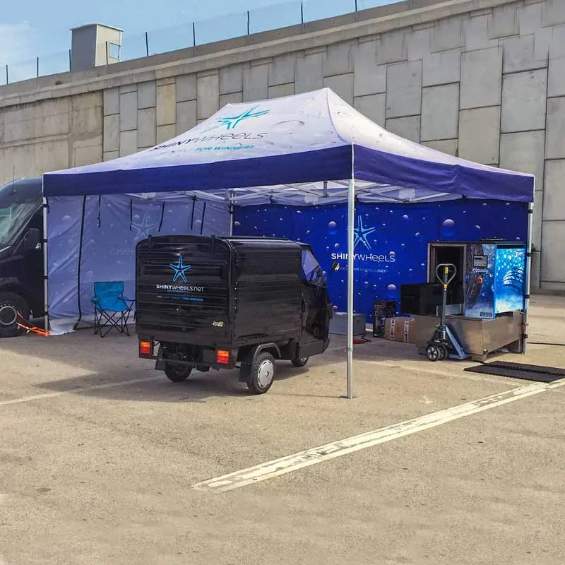 Nožnicový párty stan RedX® PROFI EXTREME 4x6 m