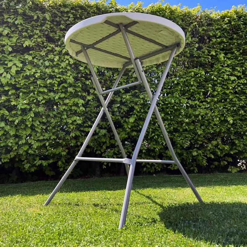 Skladací bistro stôl 80 cm s potlačou