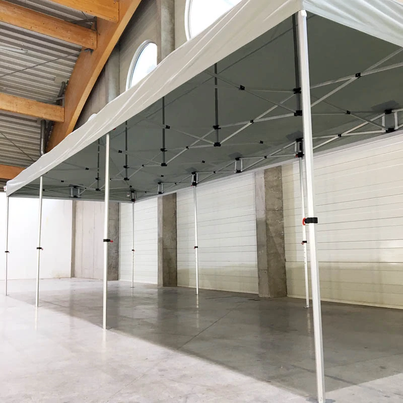 2x nožnicový párty stan 9x3 m – Balíček 4
