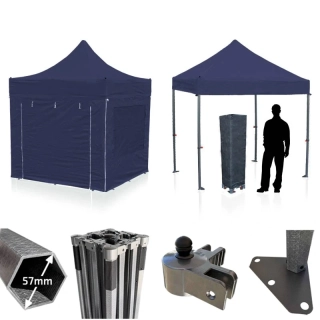 Nožnicový párty stan RedX® PROFI EXTREME COMPOSITE 3x3 m