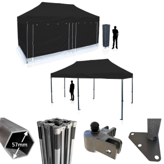 Nožnicový párty stan RedX® PROFI EXTREME COMPOSITE 4x8 m