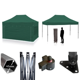 Nožnicový párty stan RedX® PROFI COMPOSITE 3x4,5 m