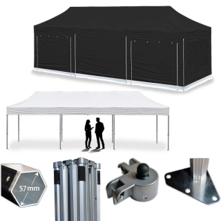 Nožnicový párty stan RedX® PROFI EXTREME 4x12 m